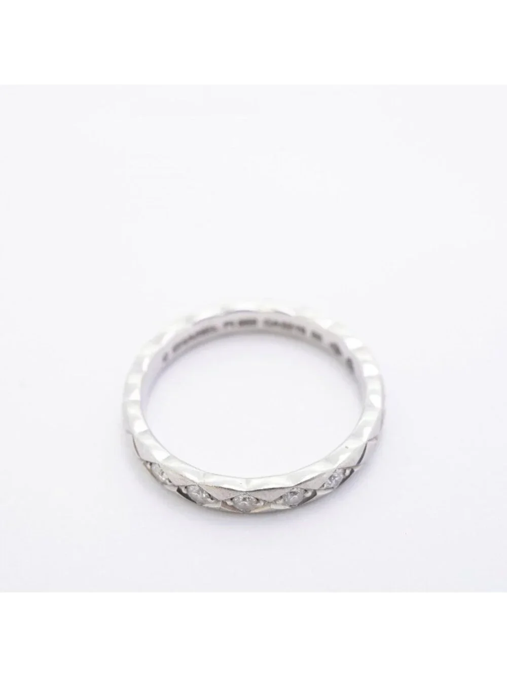★SOLD★ Chanel Ring Coco Crush Platinum Diamond - Picture 4 of 10